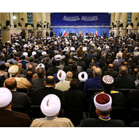 بیانات در دیدار مسئولان نظام و میهمانان کنفرانس وحدت اسلامى‌ + صوت